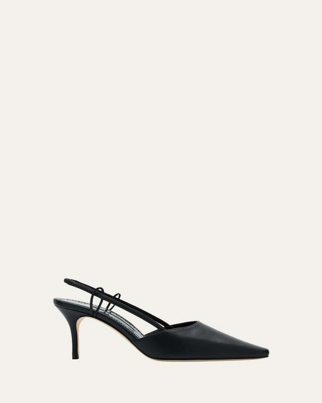Touki Leather Slingback Pumps